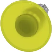 Siemens 3SU1051-1CA30-0AA0 Pilzdrucktaster, beleuchtet, 22mm, rund, Metall, hochglanz, gelb, 60mm 3SU10511CA300AA0