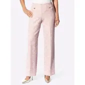 Lady Marlene-Hose , Damen, Gr. 21, Kurzgrößen, rosa (rosenholz), 79% Polyester, 20% Baumwolle, 1% Elasthan, unifarben, Hosen Marlene-Hose