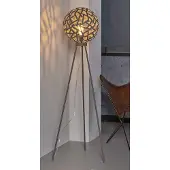 MSZ Design Zijlstra Stehleuchte MIKADO 1-flammig Rostbraun lackiert Braun 40x40x165 cm