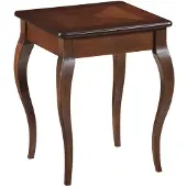 Feldmann-Wohnen Couchtisch Wohnzimmertisch Padova C 45x45x55cm Nussbaum dunkel Jugendstil