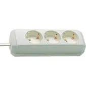 Brennenstuhl Eco-Line Steckdosenleiste 3-fach weiß 5m H05VV-F 3G1,5, 1158610050