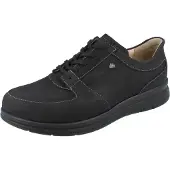 Finn Comfort FinnPlus Royan Damen Schnürhalbschuhe schwarz Nubukleder - Größe: 40