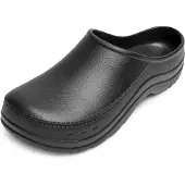 Ladeheid Gartenclogs für Damen Ultraleicht EVA Gartenschuhe LA-CA-ComoWoman (Schwarz, 40)