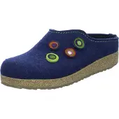 Iesse Schuh IESSE-SCHUH GMBH Grizzly Kanon Damen Filz-Hausschuhe Blau Damen