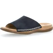 Gabor 03.705 Damenschuhe - bequeme Pantoletten blau Freizeit