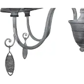 Näve - Pendelleuchte, Castle, antik-grau; 6081516