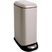 SVITA TS12 Mülleimer Treteimer Abfalleimer 12l inkl. Inneneimer Pedal Taupe