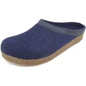 Iesse Schuh Haflinger Grizzly Torben Uni Pantoffeln Jeans, 713001-0-72