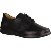 Ganter SENSITIV Kurt K Schnürhalbschuhe schwarz/Calf-Glattleder - Größe: UK 8,5
