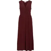 Vila Viskov V-ausschnitt Maxikleid
