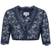 Nübler Dirndlbluse 3/4 Arm Laura in Marine | Gr.: 40