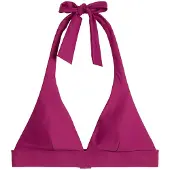 Marc O'Polo Bandeau-Bikini-Top "Abstract Leaf AOP", Damen, Gr. L, N-Gr, pink (raspberry coulis), Obermaterial: 84% Polyamid, 16% Elasthan, Bikini-Oberteile Bandeau-Bikini-Top