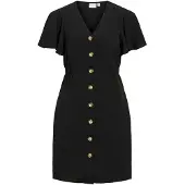 Vila Vigabsen Kurzärmeliges Minikleid