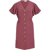 Vila Vigabsen Kurzärmeliges Minikleid