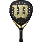 Wilson Defy V1, Schwarz, Gold, Karbon, Unisex, Fortgeschritten, 26,5 cm, Schwer
