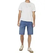 Pepe Jeans für Herren. PM80000444AG Gymdigo Slim Shorts blau (34), Lässig, Baumwolle, Denim