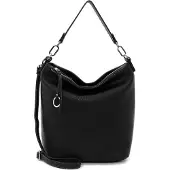 Suri Frey Beuteltasche "Beutel SFY Debby", Damen, Gr. B/H/T: 35cm x 31cm x 15cm 0, schwarz (schwarz 100), Polyester, Taschen Beuteltasche