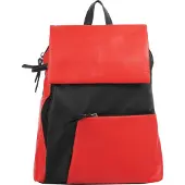 Cluty 1100000002199 , Damen, Gr. B/H/T: 27cm x 30cm x 4cm, onesize, rot, Leder, Rindsleder, leicht glänzend, unifarben, Rucksäcke 1100000002199, echt Leder, Made in Italy