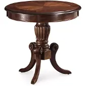 Feldmann-Wohnen Couchtisch Nevada Wohnzimmertisch 60x60x55cm Nussbaum dunkel Jugendstil