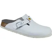 Birkenstock Boston ESD schmale Weite weiss - Größe: 42