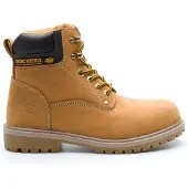 Dockers Sicherheitsschuh BY GERLI "Shield camel" Gr. 46, braun (camel), 46, Obermaterial: 100% Rindnubukleder CNU., Schuhe, Sicherheitsschuh