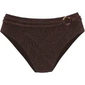 LASCANA Bikini-Hose "Fay", Damen, Gr. 34, N-Gr, braun, Obermaterial: 94% Polyamid, 6% Elasthan. Futter: 90% Polyester, 10% Elasthan, Strukturmuster, Badehosen Bikini-Hose, aus eleganter Strukturware