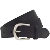 H.I.S. Ledergürtel H.I.S, Damen, Gr. 115, schwarz, Rindsleder, unifarben, Gürtel Ledergürtel, in verschiedenen Farben mit dezenter Markenprägung - bis Gr. 125