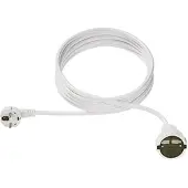 Bachmann Extension cable, Schutzkontakt 230V 2m weiss