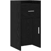 Syfax Sideboard Schwarze Eiche 40 x 36 x 80 cm Holzwerkstoff
