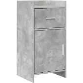 Syfax Sideboard Betongrau 40 x 36 x 80 cm Holzwerkstoff