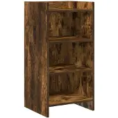 Syfax Sideboard Geräucherte Eiche 40 x 36 x 80 cm Holzwerkstoff