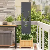 Syfax Garten Sichtschutz-Leinwand Tiermuster Anthrazit 32 x 140 cm