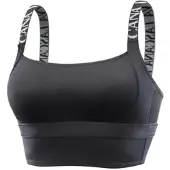 LASCANA Sport-BH ACTIVE, Damen, Gr. 85, Cup B, schwarz, Microtouch, Obermaterial: 76% Polyamid, 24% Elasthan, BHs Sport-BH, ohne Bügel in Longform – ideal für Yoga, Sport-Top