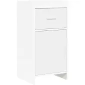 Syfax Sideboard Weiß 40 x 36 x 80 cm Holzwerkstoff