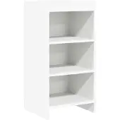 Syfax Sideboard Weiß 40 x 36 x 80 cm Holzwerkstoff