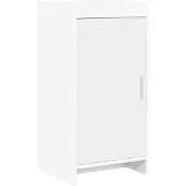 Syfax Sideboard Weiß 40 x 36 x 80 cm Holzwerkstoff
