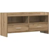 Syfax TV-Schränk 100 x 33 x 47 cm Artisan-Eiche Holzwerkstoff