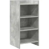 Syfax Sideboard Betongrau 40 x 36 x 80 cm Holzwerkstoff