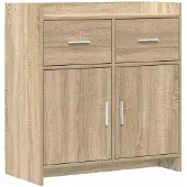 Syfax Sideboard Sonoma-Eiche 75 x 36 x 80 cm Holzwerkstoff