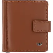 Golden Head Leder Kartenetui Geldklammer Polo RFID Protect Clip-Scheintasche 1906 Cognac braun