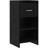 Syfax Sideboard Schwarze Eiche 40 x 36 x 80 cm Holzwerkstoff