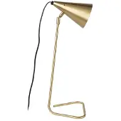 Dutchbone Tischleuchte BRASSER Messing gebürstet 10x18x50 cm