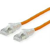Dätwyler Patchkabel Cat.6A (Class EA) S/FTP, CU 7702 flex LSOH, AMP v2, orange, 1 m