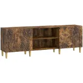 Syfax TV-Schränk 150 x 31 x 50 cm Geräucherte Eiche Holzwerkstoff