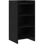 Syfax Sideboard Schwarze Eiche 40 x 36 x 80 cm Holzwerkstoff