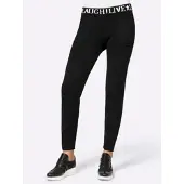 Rick Cardona By Heine Jogger Pants, Damen, Gr. 36, Normalgrößen, schwarz, 52% Viskose, 26% Polyester, 22% Polyamid, , unifarben, 7/8-Länge, Hosen Jogger Pants