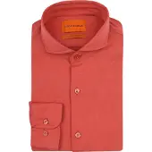 Suitable Langarm Sorona Hemd Terra Rot - 43