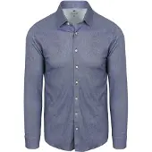 Desoto Hemd Oxford Optics Blau