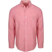 Gant Hemd Cotton Leinen Rosa - XL