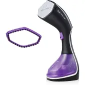 Tristar ST-8921 Tragbare Dampfbürste für Textilien, Tragbare Dampfbürste, 0,26 l, 0,75 min, Schwarz, Violett, Weiß, Berührung, Handschalter